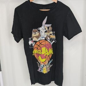 Space Jam Black Graphic Tee
